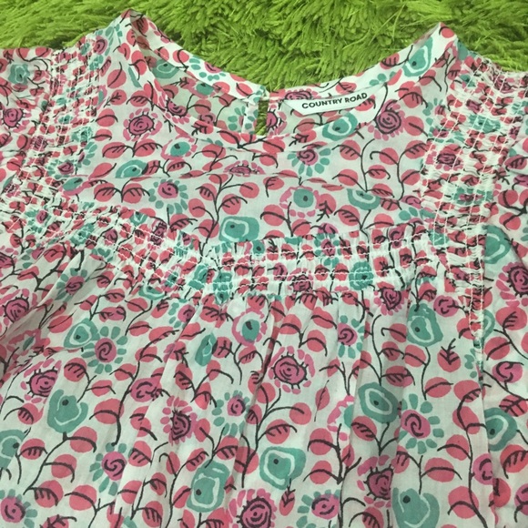 Country Road Blouse Size XS / 8 100% Cotton - Picture 3 of 7